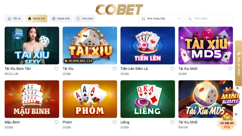 Thông tin tổng quan về nhà cái COBET