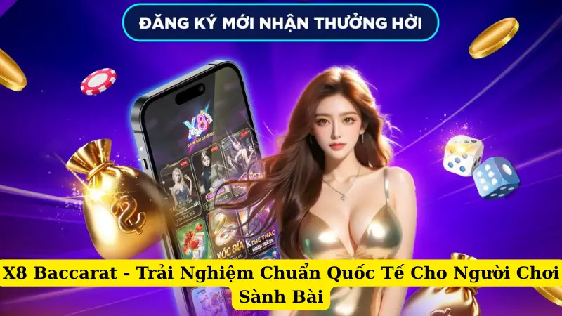 X8 Baccarat - Trải Nghiệm Chuẩn Quốc Tế Cho Người Chơi Sành Bài