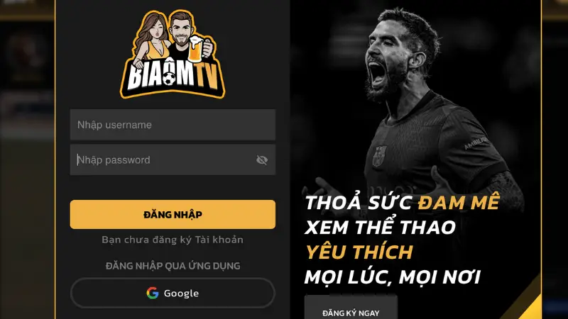 Hướng dẫn xem nhanh trên Biaomtv